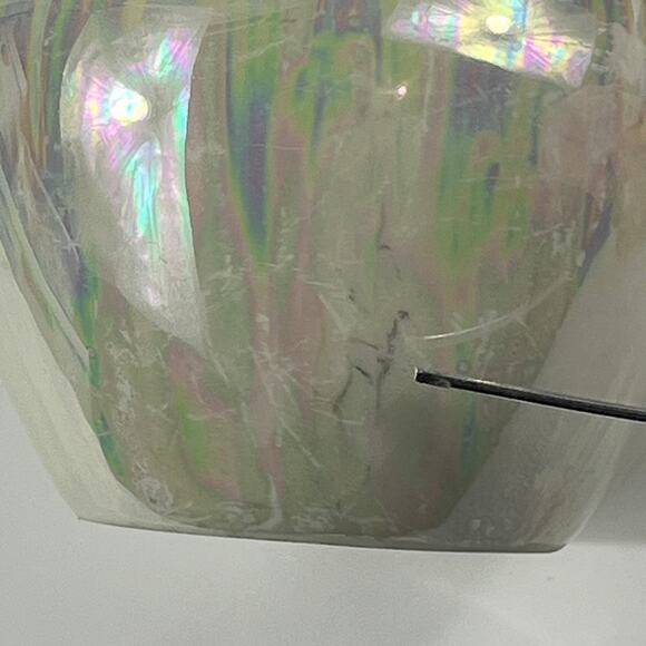 Antique Jean Pouyat Limoges Pitcher 4" Art Deco Glazed Pearlescent 1900s Gold - Picture 12 of 12